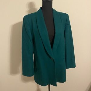 Deep Green Pendleton Wool Jacket